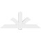 Ekena Millwork Redmond Architectural Grade PVC Gable Bracket, 72"W x 30"H x 6"D x 6"F, 10/12 Pitch GBP072X30X0606RED00 - alternate 5